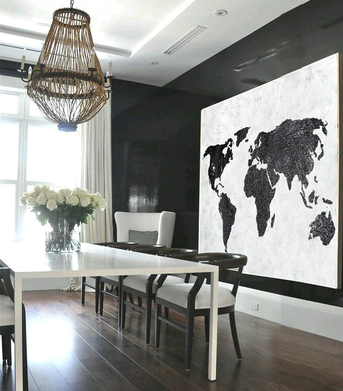 Large Wall Art Canvas,Oversized Horizontal Minimal Art On Canvas - Personalized Canvas Art